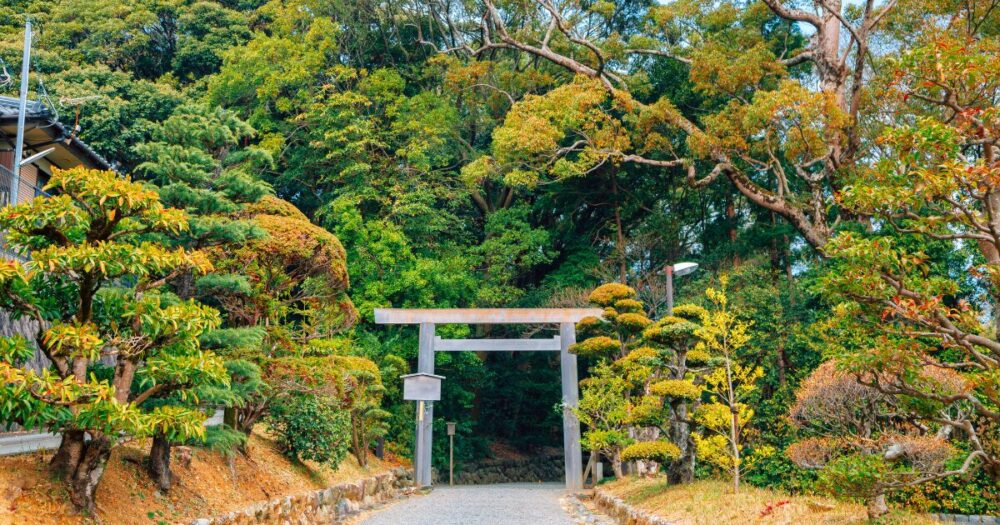 伊勢神宮の別宮の鳥居